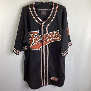 UT Texas Colosseum Orange & Black Button Up Jersey